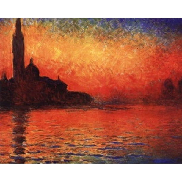 San Giorgio Maggiore At Dusk By Claude Monet Painting Paint By Numbers Kit DIY